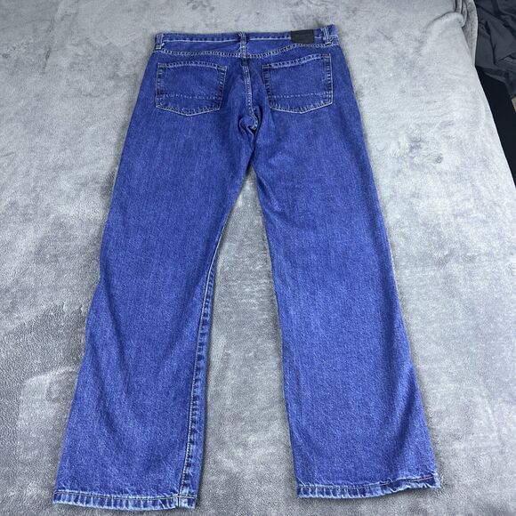 Nautica Mens Jeans Blue Tag Size 36x30 (36x30.5) Wide Leg Medium Wash Denim - Picture 2 of 12